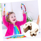 50pcs Easter Cross Cutouts Wood Crafts Unfinished Cross Unfinished Wood Cross Unfinished Blank Cross Craft Wood Chips Cross Embellishments Wood Toy SUPVOX