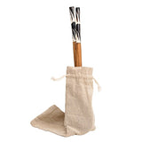 Olive Wood Salad Server Set in an eco-friendly Gift Bag – 2 Piece Fair Trade, Large Wooden Salad Server Spoons. Hand Carved & Beautifully Designed in African Inspired Design