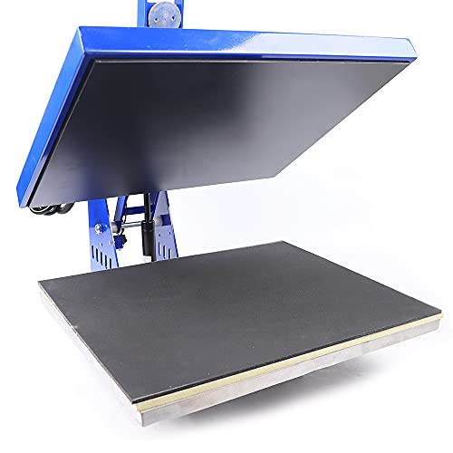 Heat Press Machine, 16" x 20" Manual Magnetic Semi-Automatic Heat Press Machine, Clamshell Vertical Version Auto Open Heat Printing Presses Transfer - WoodArtSupply