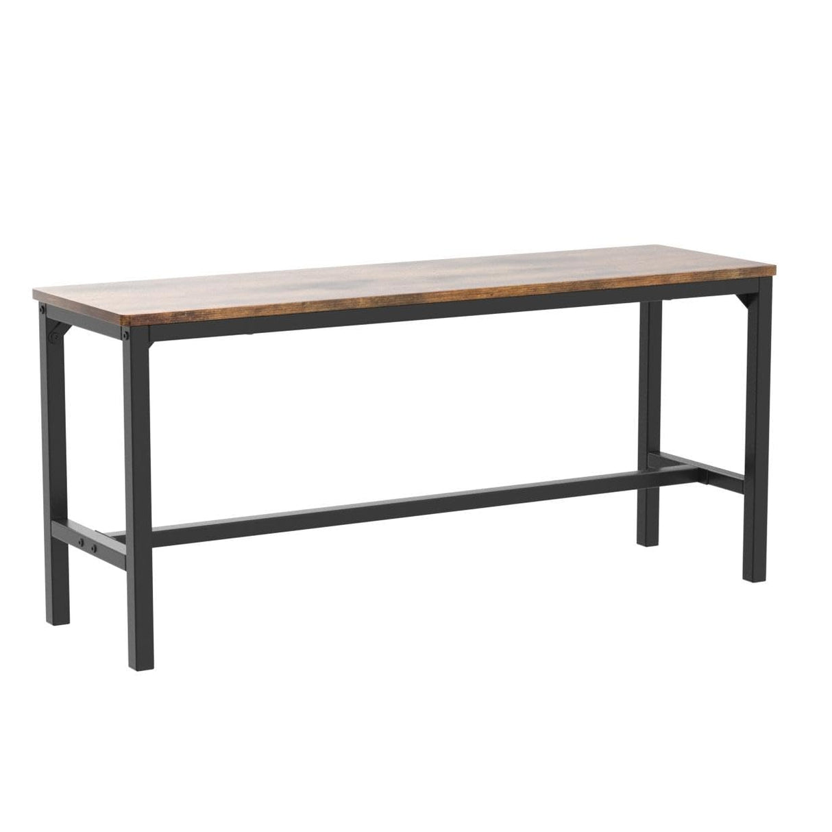 HOOBRO Dining Benches, Pair of 2 Kitchen Benches, Industrial Table Benches, Wooden Indoor Benches, Durable and Stable, for Dining Room, Kitchen, HOOBRO