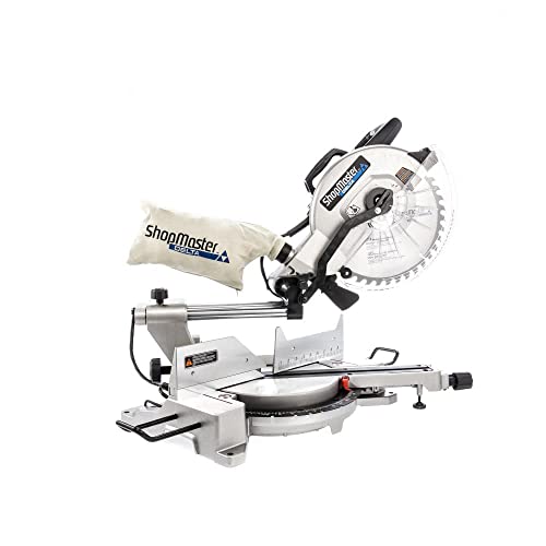 Delta Shopmaster S26-272L Sliding Compound Miter Saw, Black, Silver, 12 Inch - WoodArtSupply