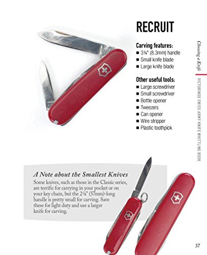 Victorinox Swiss Army Knife Whittling Book, Gift Edition: Fun, Easy-to-Make Projects with Your Swiss Army Knife (Fox Chapel Publishing) 43 Useful & - WoodArtSupply