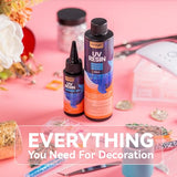 ISTOYO UV Resin Kit with Light, 155Pcs and 3 Timer Setting UV Resin Light, Jewelry Making Kit with Highly Clear UV Resin, Upgraded UV Resin Kit for ISTOYO