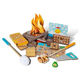Melissa & Doug Let's Explore Campfire S'Mores Play Set - Play Campfire Sets For Kids Ages 3+ Melissa & Doug