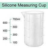 700ml Extra Large Silicone Mixing Cups for Epoxy Resin, Gartful 23 oz Measuring Cups, Casting Making Crafts, Acrylic Paint Pouring, Butter,Chocolate, Gartful