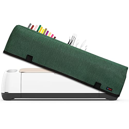 Torising Dust Cover Water-Resistance Compatible with Cricut Maker Explore Air 2 and Cricut Explore Air (Dark Green) - WoodArtSupply