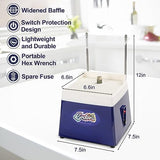 Godora Stained Glass Grinder, Mini Stained Glass Kit with 5/8" & 1" Grinder Bits, Widely Used for Glass Processing Arts and Decoration Godora