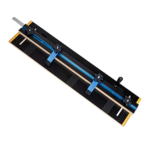 POWERTEC 71395 Taper/Straight Line Jig for Table Saws with 3/4” Wide by 3/8” Deep Miter Slot - WoodArtSupply