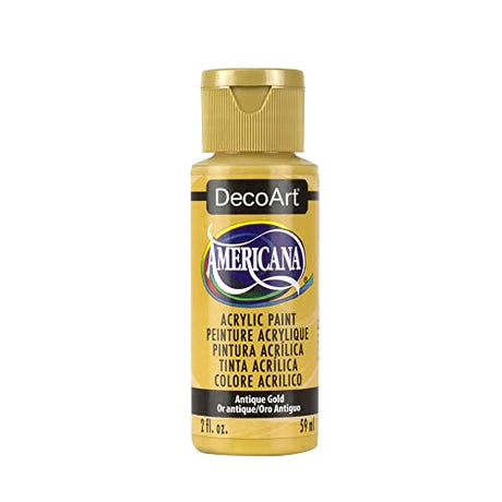 DecoArt Acrylic Paint, 2 Fl Oz (Pack of 1), Antique Gold DecoArt