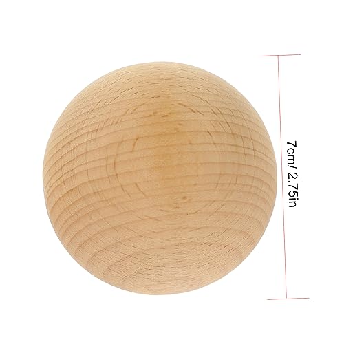 MAGICLULU Handmade DIY Painted Decorative Balls Wood Decor Balls to Paint DIY Wooden Balls Mini Wood Crafts Unfinished Wooden Balls Mini Wood Balls MAGICLULU