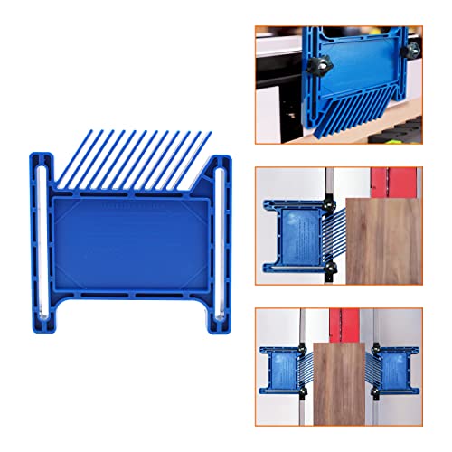 PRS3020 Featherboard Replacement for Kreg Compatible with Standard 3/8" x 3/4" T-slot and Miter Slot on Tablesaws, Router Tables, Band Saws,Blue, GreatUs
