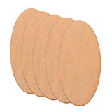 EXCEART Wood Cutout Shapes 20pcs Unfinished Wood Oval Circle Wood Pieces Blank Ornaments Wooden Cutouts for DIY Crafts Painting Engraving Wood DIY EXCEART