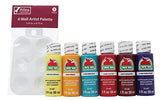 Apple Barrel"Sunset Colors" Acrylic Paint (2-Ounce Bottles) & Atlea Creations Artist Paint Palette Set Atlea Creations