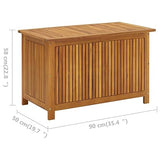 Patio Storage Box 35.4"x19.7"x22.8" Solid Acacia Wood vidaXL