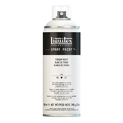 Liquitex Professional Spray Paint, 12-oz (400ml), Titanium White - WoodArtSupply