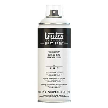 Liquitex Professional Spray Paint, 12-oz (400ml), Titanium White Liquitex