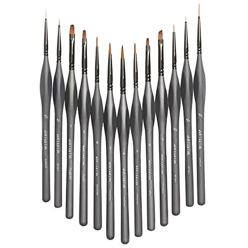 Set of Miniature Paint Brushes – Custom Paint By Numbers