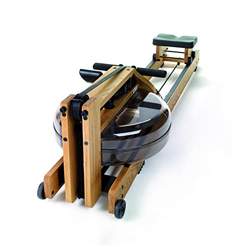 WaterRower Oak Rowing Machine with Monitor S4 - WoodArtSupply