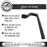 DCT Bench Holdfast Woodworking Tools – 8in Bench Holdfast Clamps Woodworking Bench Holddown Clamps, 2 Pack Deadwood Crafted Tools