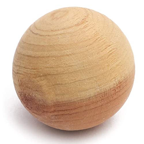 Juvale 120 Pack Cedar Balls for Clothes Storage, Natural Aromatic Wood for Closets and Drawers (0.75 Inch) Juvale