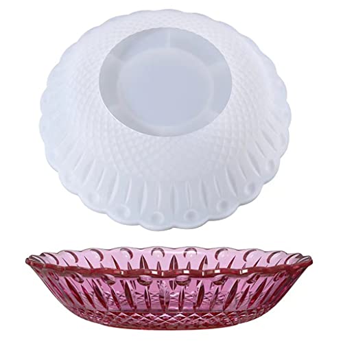 Bowl Resin Molds,Fruit Storage Tray Epoxy Resin Casting Molds, Bowl Silicone Mould for Fruit Plate, Jewelry Dish, Home Decoration Dofaxgo