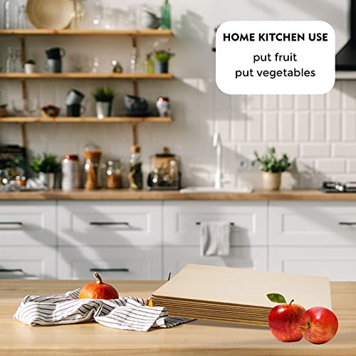 FSWCCK 10 Pack 3MM 1/8" x 12" x 12" Craft Wood, Plywood Board Basswood Sheets, Perfect for DIY Projects, Drawing, Painting, Laser, Wood Burning, Wood FSWCCK