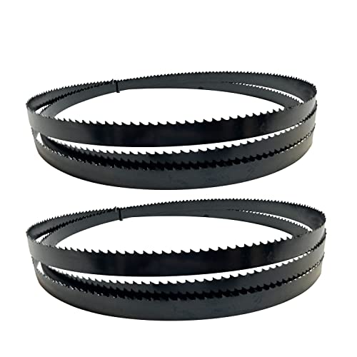 FOXBC 80 Inch x 1/2 Inch x 6 TPI Bandsaw Blade for Sears Craftsman 12" Band Saw - 2 Pack FOXBC