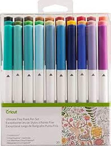 Cricut Ultimate Fine Point Pen Set 30/Pkg- - WoodArtSupply