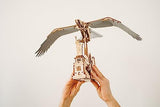 Wood Trick Liberty Eagle 3D Wooden Puzzles for Adults and Kids to Build - Mechanical Wings Movement - Engineering DIY Project Bird 3D Puzzles for Wood Trick