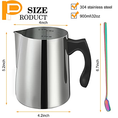 BBAXI Candle Making Pouring Pot, DIY Candle Making Kit Including 32oz/900ml Candle Making Pitcher, 2Pcs Candle Wicks Holder, 1Pc Trivet Mat and 1Pc BBAXI