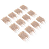 MAGICLULU 12 Pcs Gnome Beards Handmade Dwarf Beard with Wooden Balls Christmas Fluffy Fuzzy Craft Beards for Home Party Decor MAGICLULU