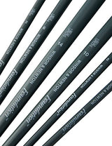 Winsor & Newton Foundation Acrylic Brush, Set of 6, Wood, Multicoloured, 7 x 1 x 4.3 cm Winsor & Newton