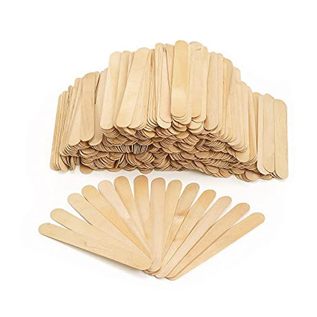 Colorations Jumbo Wood Craft Sticks, 500 Pieces – Natural Wood Craft Sticks for Building, Sorting, Mixing, Counting – Each One Measures 8” Long – Colorations