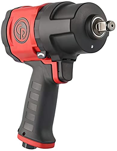 Chicago Pneumatic CP7748 1/2 Inch Air Impact Wrench, Red, Metal - WoodArtSupply