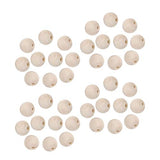 1800pcs Natural Beads Wood Beads for Round Beads Wooden Charm Beads Unfinished Wood Beads Jewelry Accessories Wooden Beading Supplies Color Beads SUPVOX