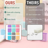 Mr. Pen- Erasers for Kids, 6 Pack, Pastel Colors, Eraser with Cover and Roller, Pencil Eraser Shaving Roller case Mr. Pen