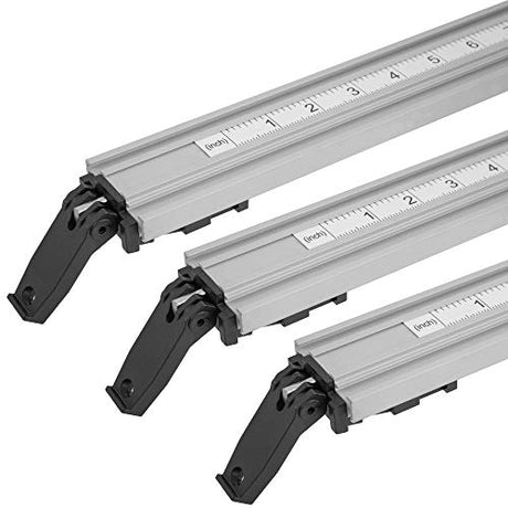 ProGrip Straight Edge Clamps Ideal for Cutting Large Sheets of Plywood and Dado Slots (All 3 Clamps 24, 36 and 50 inch) Peachtree Woodworking Supply