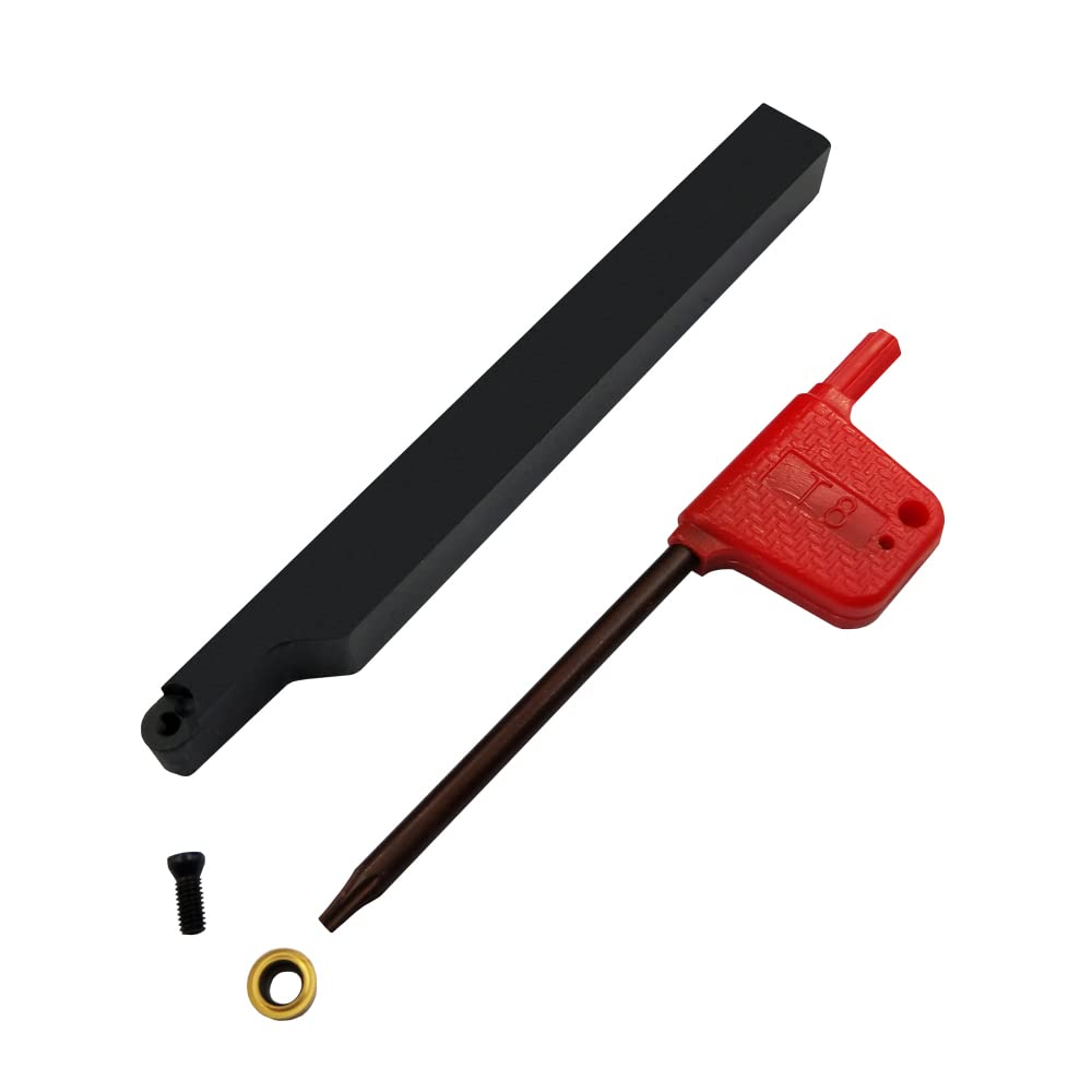 3/8” SRACR1010H06 + R3 Yellow Lathe Turning Holders 90 Degrees Lathe Turning & Profiling Tool Holder for Round Carbide Inserts RCMT0602 Right Hand zouzmin