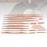 Toyvian 17pcs 41 Acoustic Guitars Acoustic+guitars Luthier Diy Accessories Guitar Maker Diy Material Bass Guitar Unfinished Bass Fretboard Guitar Toyvian