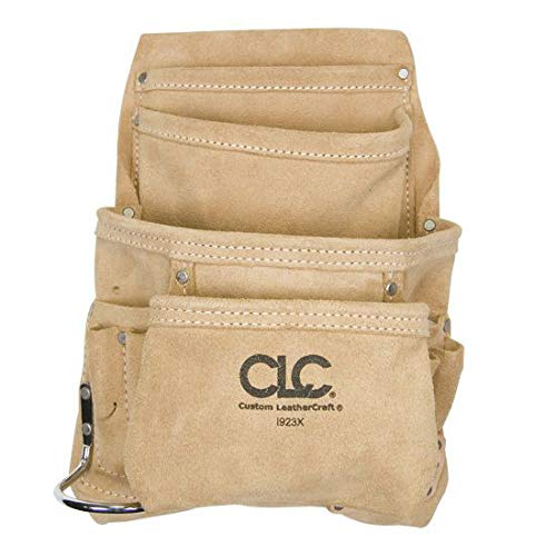 Custom Leathercraft CLC 10 Pocket Carpenter's Nail & Tool Bag - WoodArtSupply