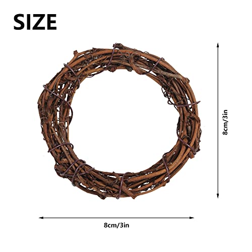 Grapevine Wreath Set, Marrywindix 16 Pieces Natural Vine Branch Wreath Christmas DIY Rattan Wreath Garland for Christmas Holiday Craft Wedding Decor Marrywindix