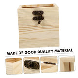 ABOOFAN 3 Pcs Wooden Box with Glass Lid Jewelry Gift Boxes for Earrings Jewelry Container Plain Gift Boxes Earring Display Holder Glass Jewelry ABOOFAN