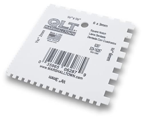 QLT By MARSHALLTOWN 6287 Plastic Notched Spreader by Qlt By Marshalltown Marshalltown