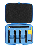 Accusize Industrial Tools 3/8" 5ps/set Indexable Turning Tool Set (4Ps turning + 1 PC boring), 2386-0038 Accusize Industrial Tools