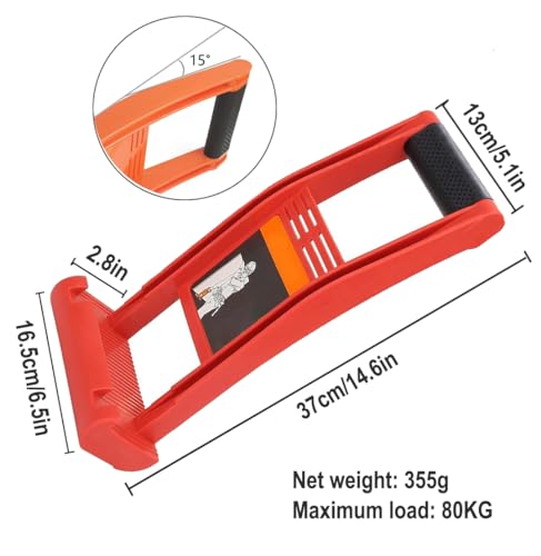 LABOFiC Drywall Carrier Handle 2 Pack, Panel Carrier, Plywood Lifting Tool, Drywall Carrying Tool, Lift and Carry Panel Mover, Great for Plywood, - WoodArtSupply