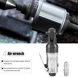 Jadeshay Professional 3/8" Square Drive Pneumatic Air Ratchet Wrench, Compact Powerful and Easy to Use Tool for Machinery, Automotive, Shipbuilding Jadeshay