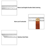 Adjustable Carpentry Square Bevel Gauge Angle Finder Blade Ruler Bevel Sliding T-bevel with Handle for Craftsman Builder Carpenter Architect Engineer SagaSave