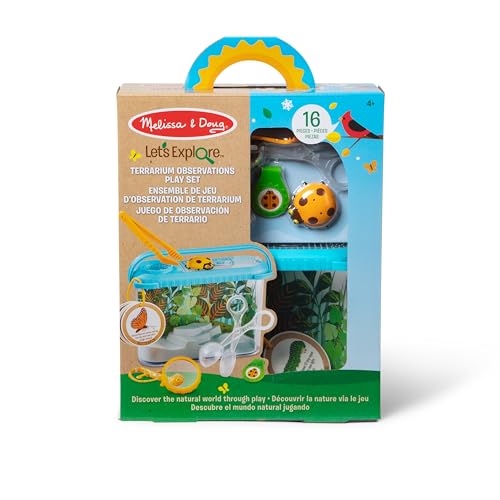 Melissa & Doug Let’s Explore Terrarium Observations Play Set (16 Pieces) Melissa & Doug