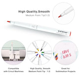 Welebar 1.0 Tip Infusible Pens for Cricut Maker/Maker 3/Explore 3/Air 2/Air, 7 Pack Assorted Sublimation Ink Pens for Mugs, T-shirt, DIY Crafts Welebar