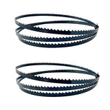 FOXBC 80 Inch x 1/4 Inch x 6 TPI Bandsaw Blades for Sears Craftsman 12" bandsaw - 2 Pack FOXBC
